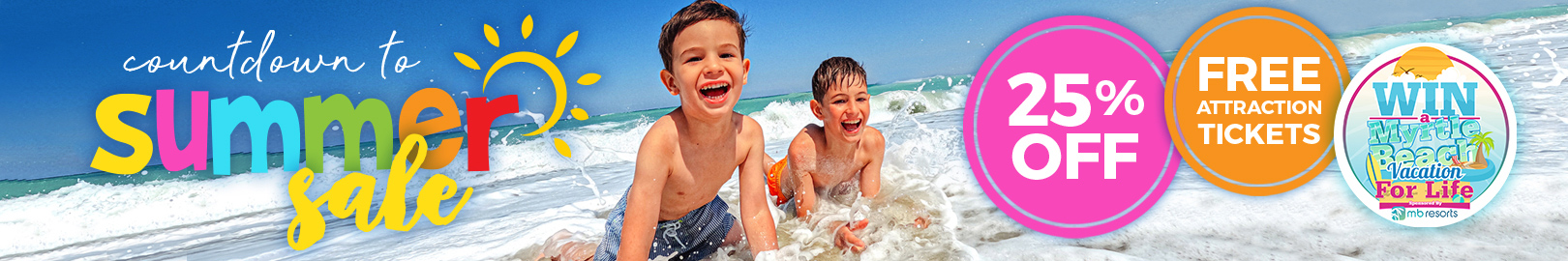 25% Off Countdown to Summer Sale